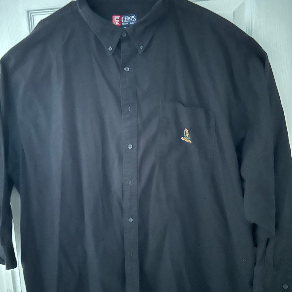 Ralph Lauren Men's Black Button Down Shirt